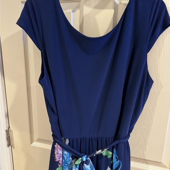 S.L. Fashions Women's Plus Size Floral Maxi Dress - Picture 8 of 10